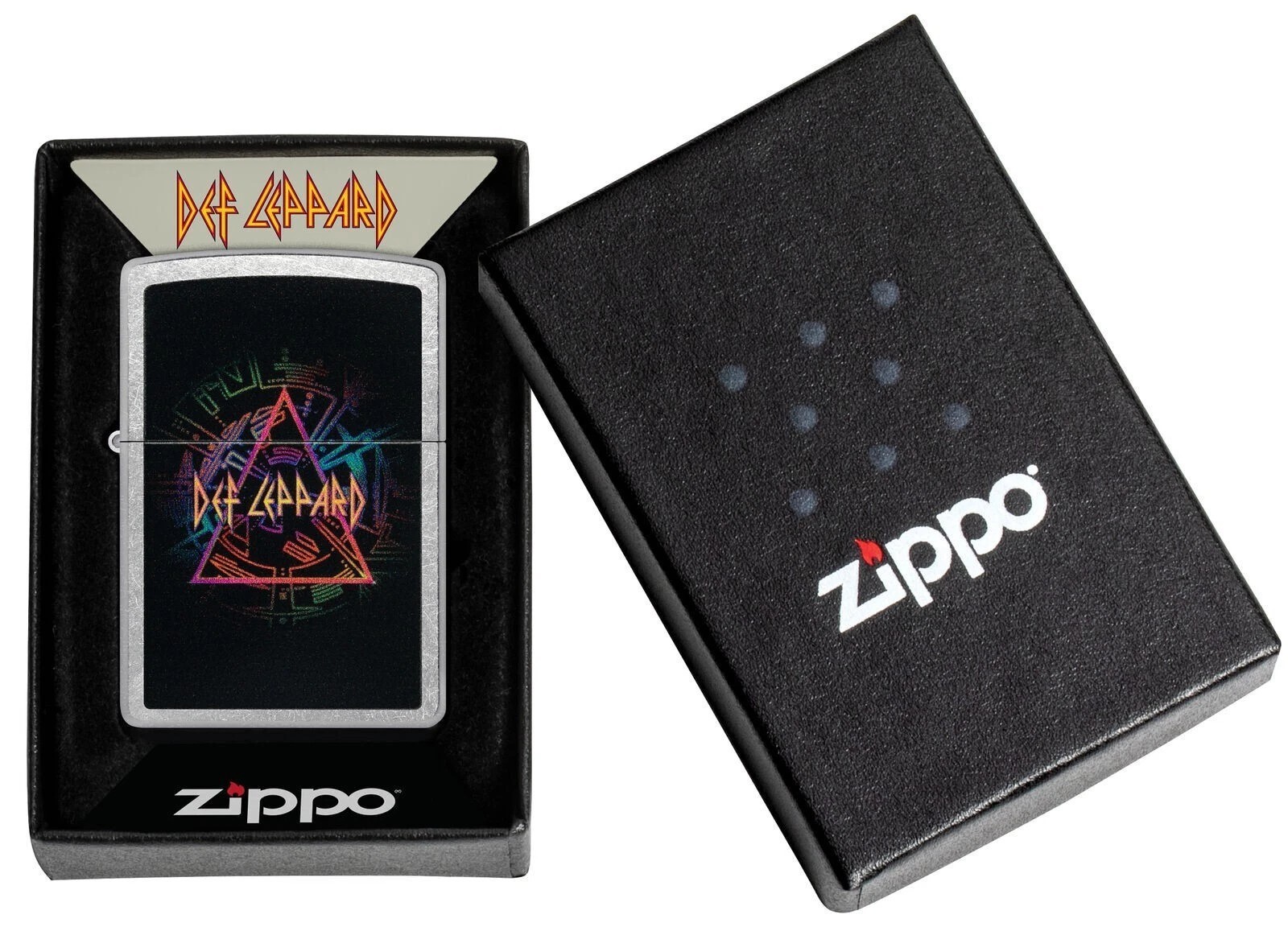 Def Leppard  Zippo Lighter - Street Chrome  48175  New In Box