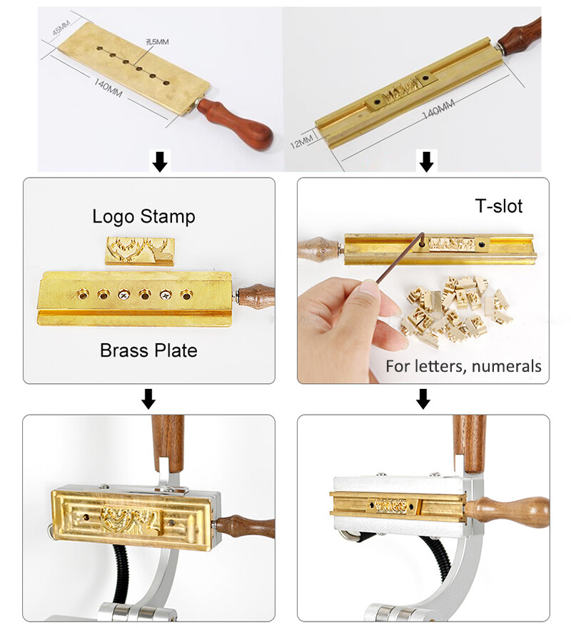 Multifunction Hot Stamping Press Machine Manual Leather Bronzing Embosser