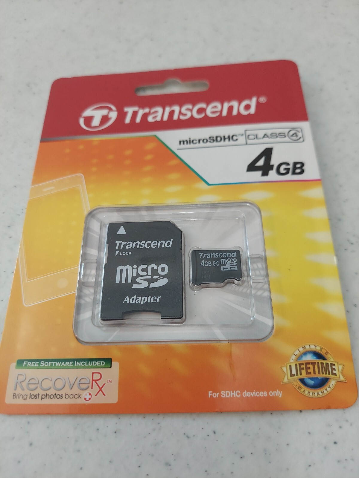 Transcend SanDisk microSDHC 4GB MicroSDHC Card - Retail - TS4GUSDHC4