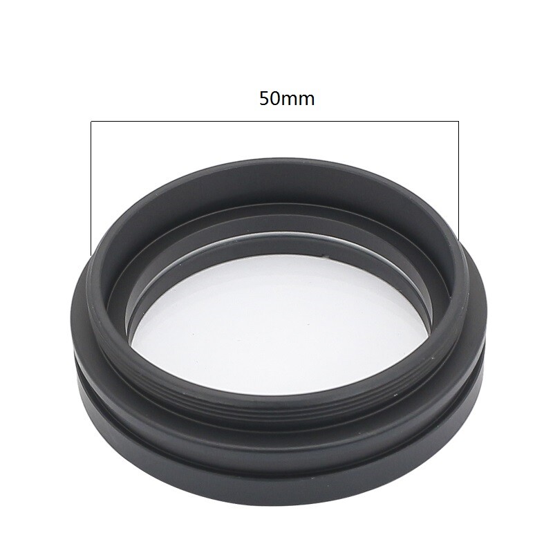 1X Barlow Auxiliary Objective Lens for Stereo Microscopes M42/M48/M50 Thread