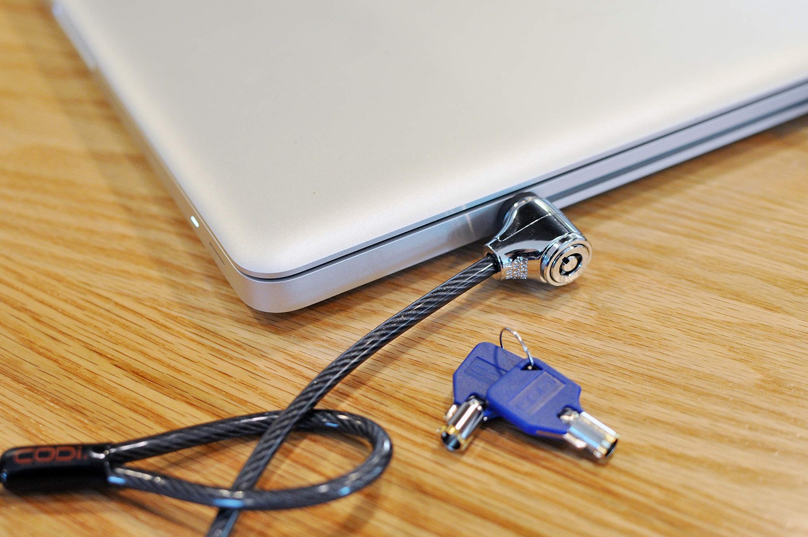 Key Cable Lock Black Integrated Security Solution Laptops Desktops Monitors