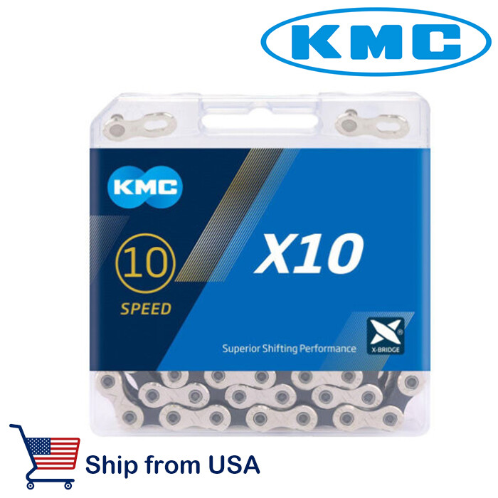 KMC X10 MTB Road Bike Chain 116L 10 Speed Bicycle Chain Magic Button Mountain