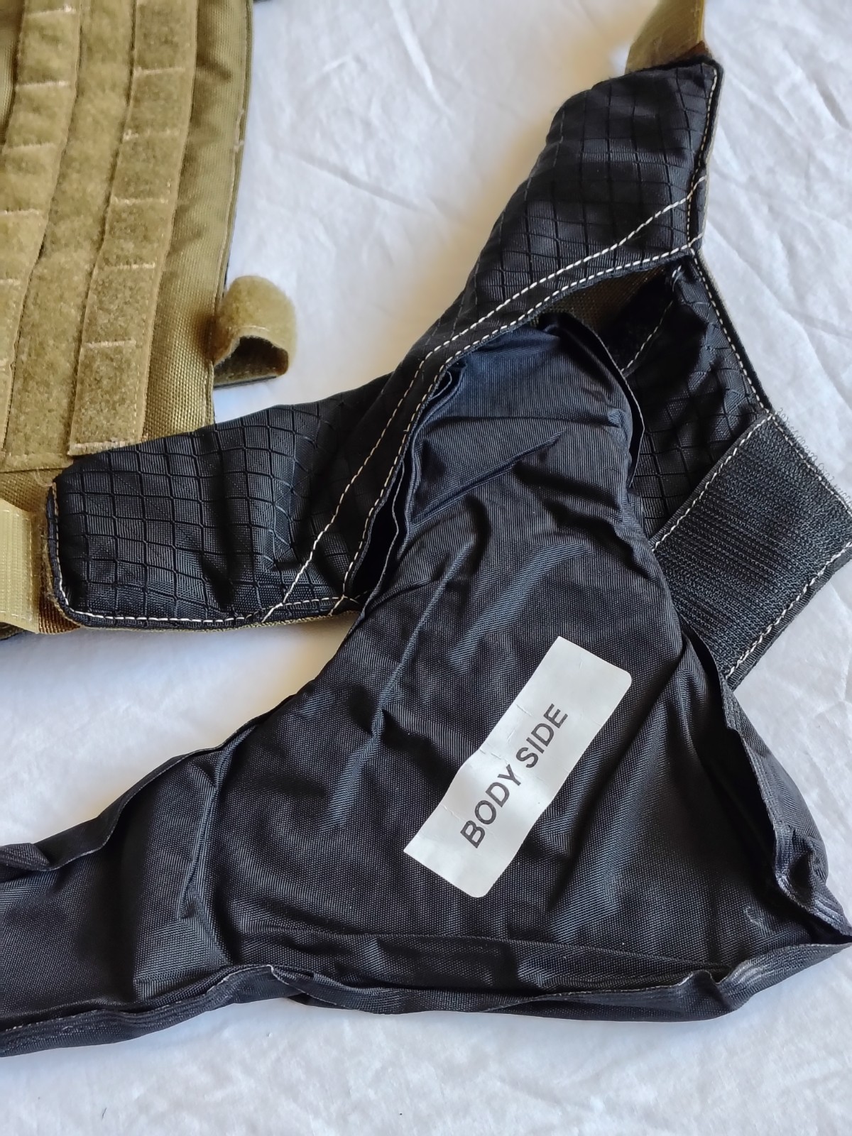 Surplus Modular Armor System Shoulder Carrier And Throat Protection Read Ad