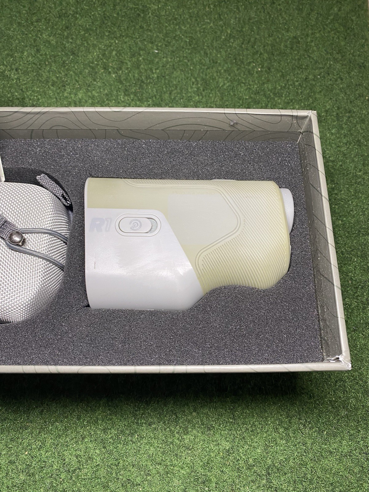 R1 Smart RangeFinder- PrecisionPro- Grey, Includes Charging Cord And Case + App