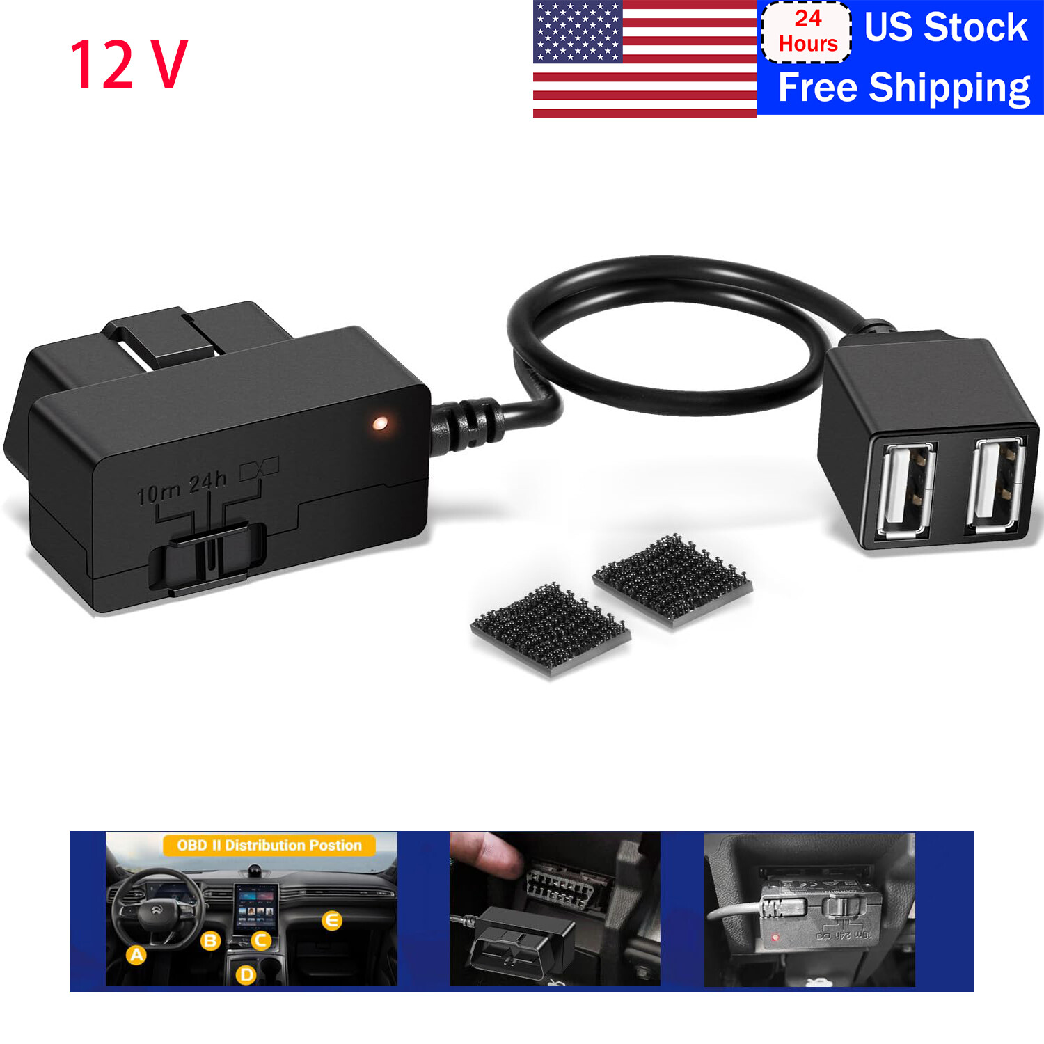 010-12530-23 Constant Power Cable for Garmin Dash Cam 46, 56, 57, 66W, 67W