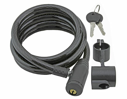 Bike Cable Lock 10mm x 72 39706 Black. Bike parts,Bicycle parts.