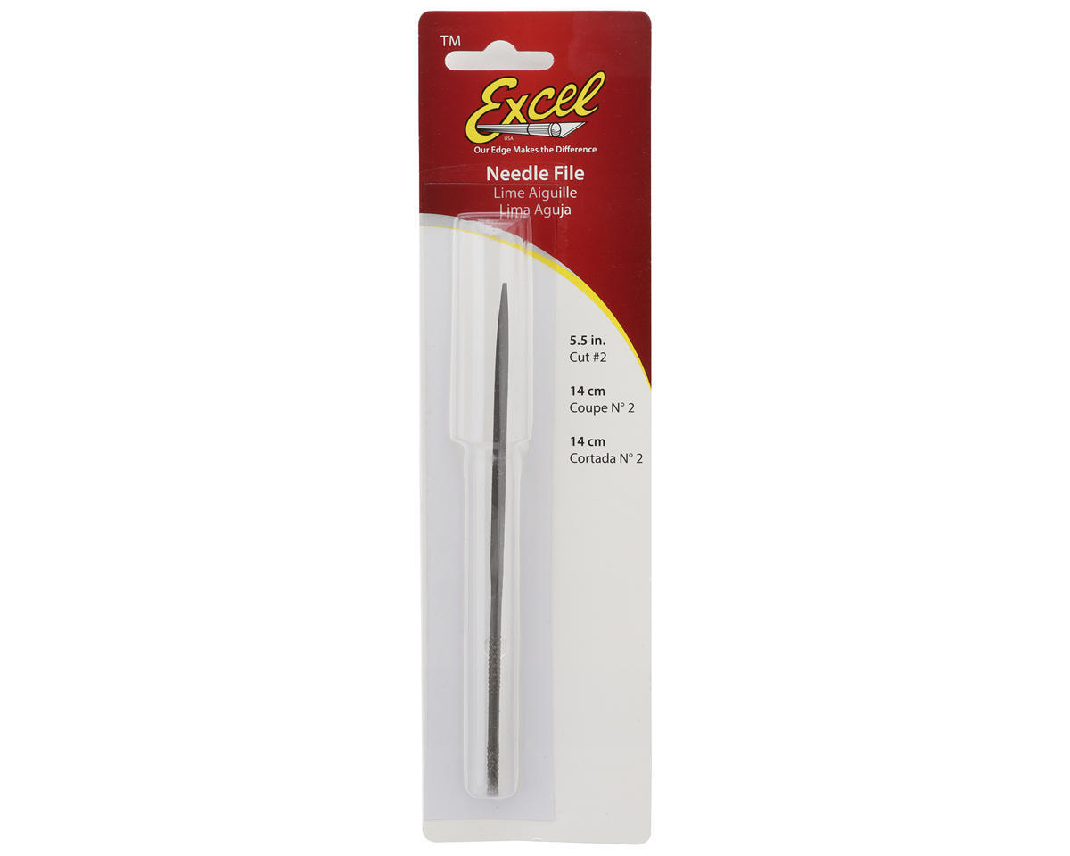 Excel Steel Three Square Needle File (5.5") (Cut #2) [EXL55602]