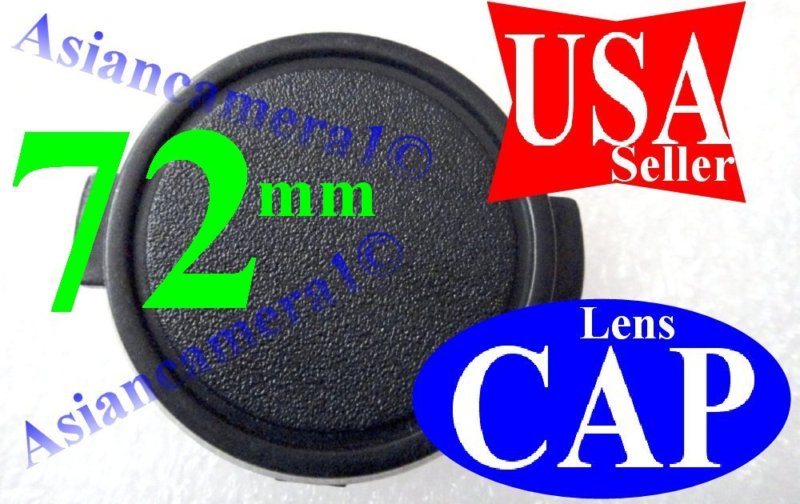 72mm Sanp-on Front Plastic Safety Lens Cap Dust Cover  72 mm