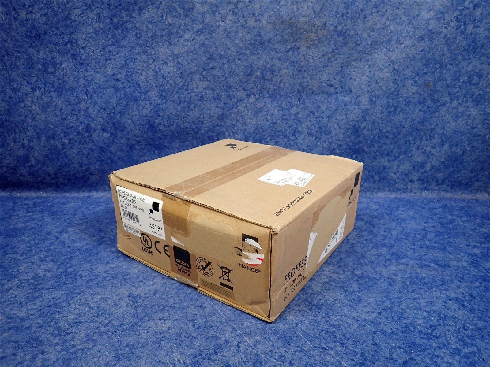NEW Sonance PS-C43RTLP 45181 4" Low Profile In-Ceiling SINGLE Speaker (S9)