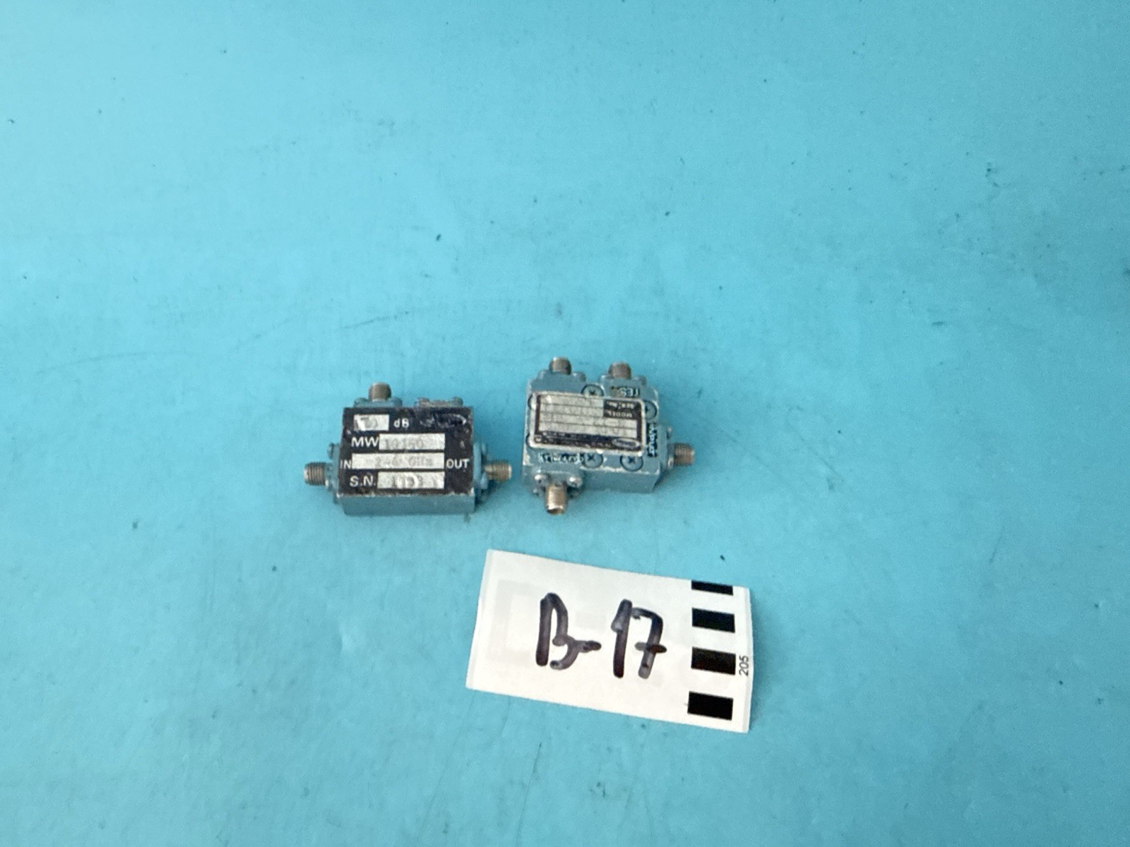 Lot of 2 RF Microwave Directional Couplers 10dB | 2–4 GHz & 8–12 GHz | SMA | MW
