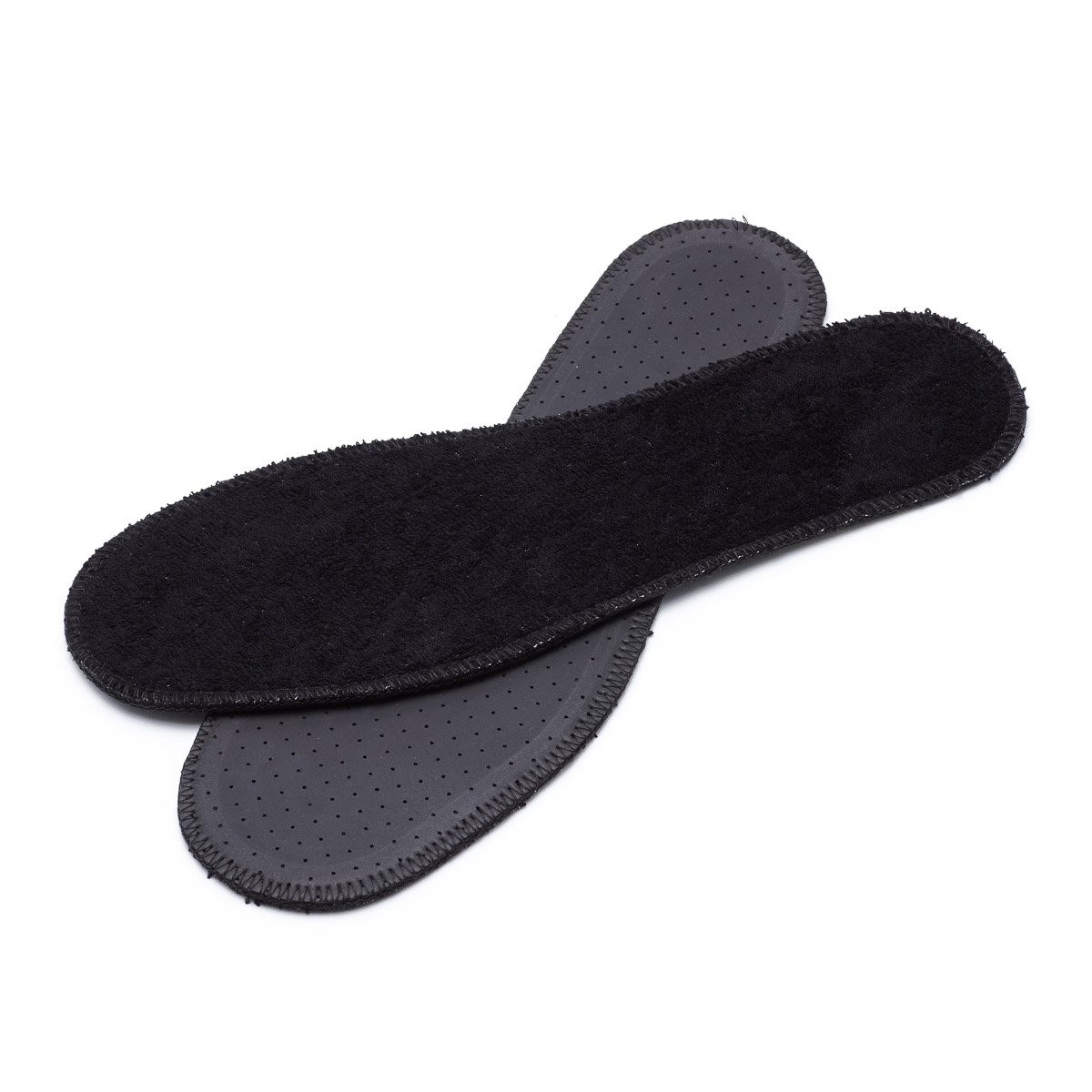 Summer Black Terry Insoles 1 Pair 6 Women