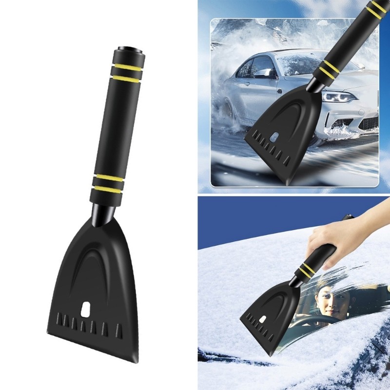 Windshield Wipe Scraper Snow Shovel with Foam Handle Windscreen Ice Scraper