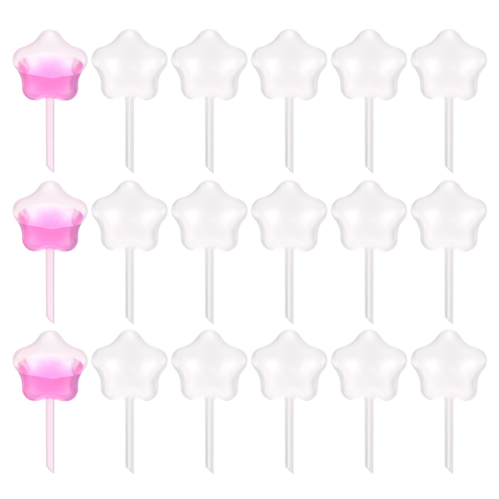 Cupcakes Pipettes, 200 Pcs 4ml Dessert Pipettes, Clear, Star Shape