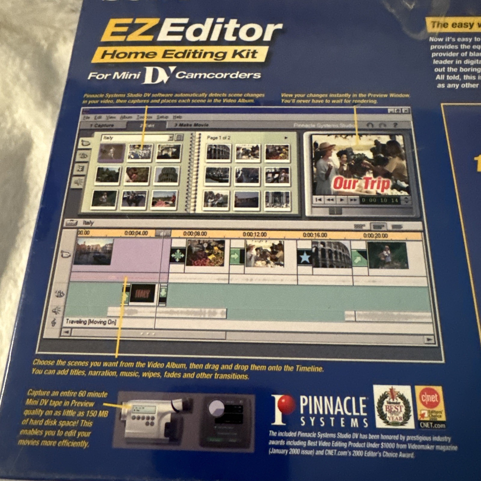 Sony EZ Editor Home Editing Kit For Mini DV Camcorders NEW SEALED