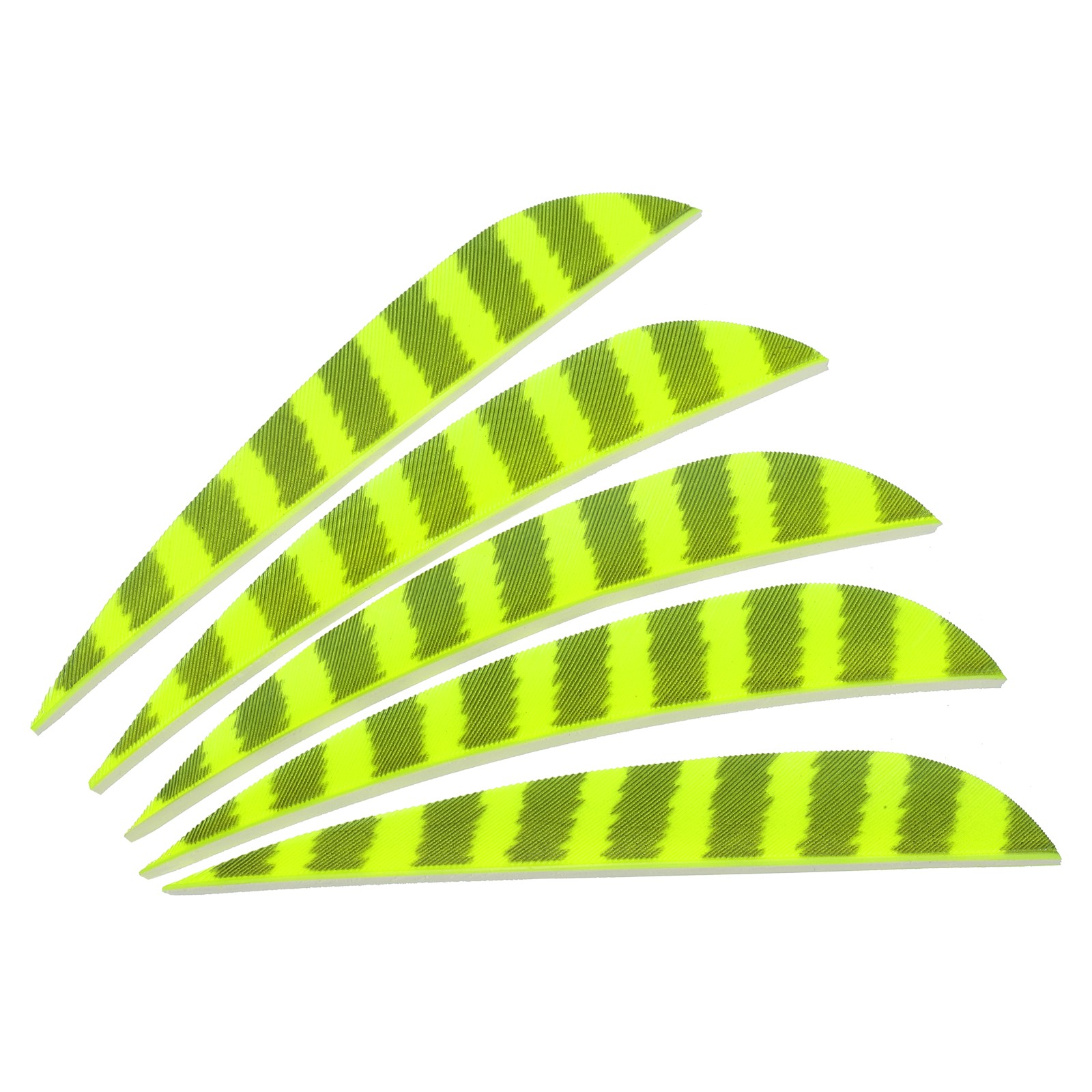 Arrows Vanes 20 Pack 4 Inch Arrow Feather Right Wing, Fluorescent Yellow