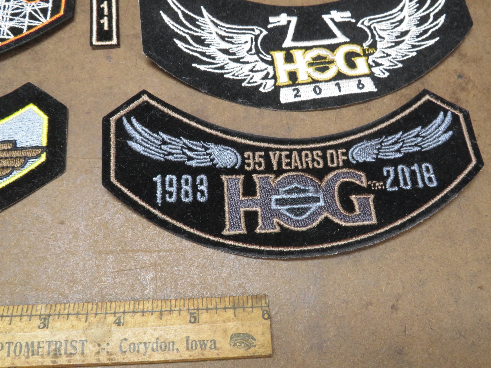 6 NEW Harley Davidson Motorcycle Patch Lot Rocker Eagle HOG Eagle Iron On
