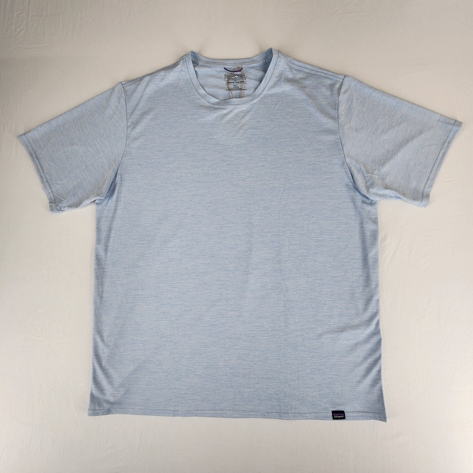 Patagonia Capilene Cool Daily T Shirt Mens Med XL XXL Fleck Blue Wicking Outdoor