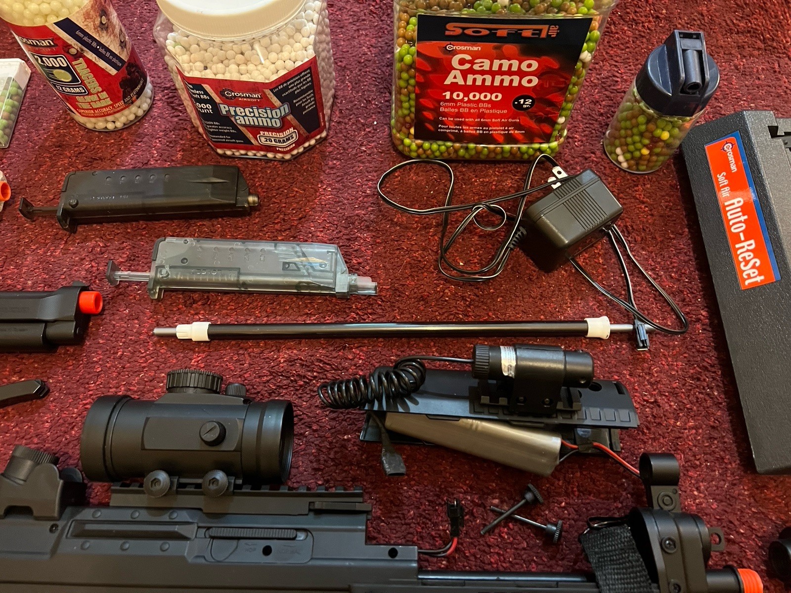 Airsoft Lot M82 Double Eagle, Beretta 92FS, StingerP30 And More!