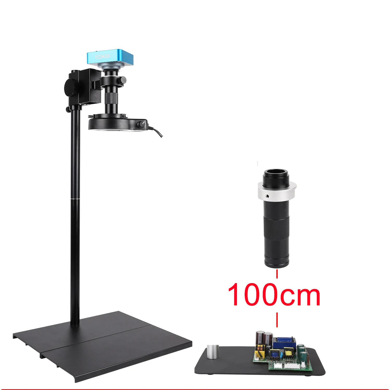 Adjustable Magnification Microscope Lens Zoom C Mount Lens For Microscope Camera