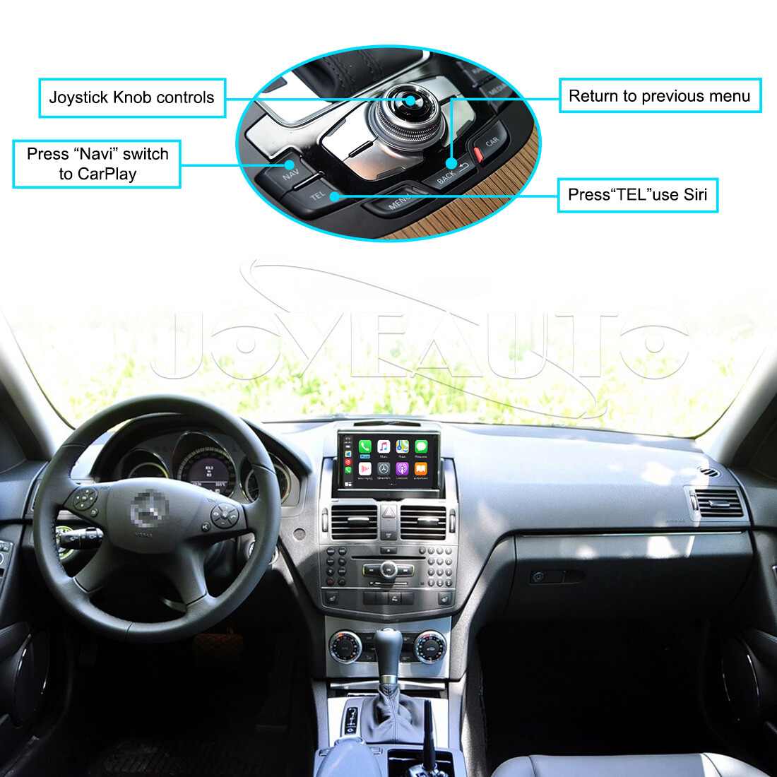 Wireless Carplay Android Auto Upgrade For Benz NTG 4.0 A/B/C/E GLA GLK SLK
