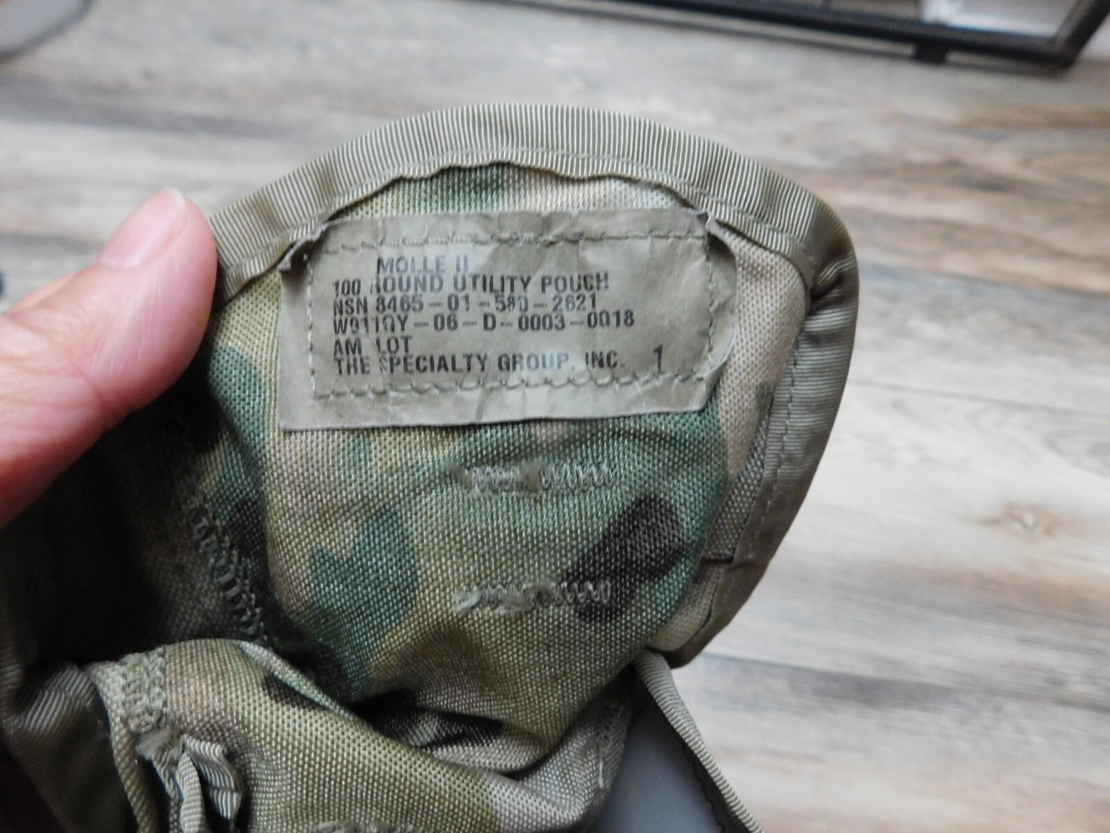 USGI MULTICAM MOLLE II 100 ROUND UTILITY POUCH