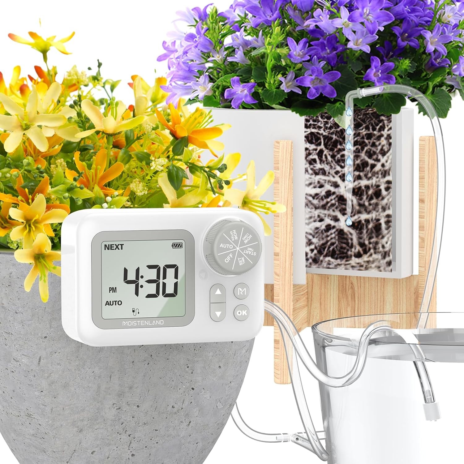[2026 Upgraded] Automatic Watering System, 15 Potted Indoor Houseplants