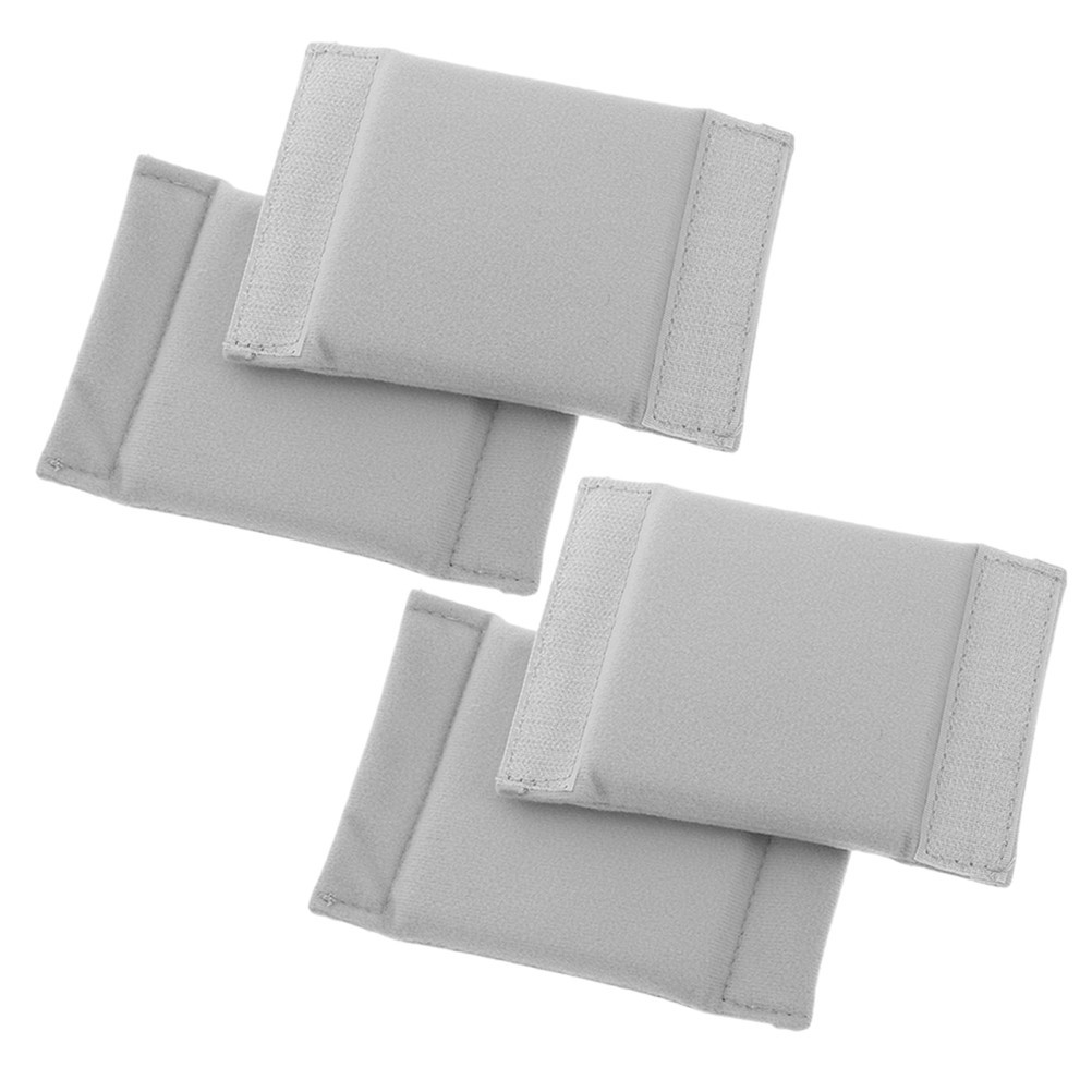 4Pcs Adjustable Camera Bag Dividers Grey Padded Inserts Shock Absorbing