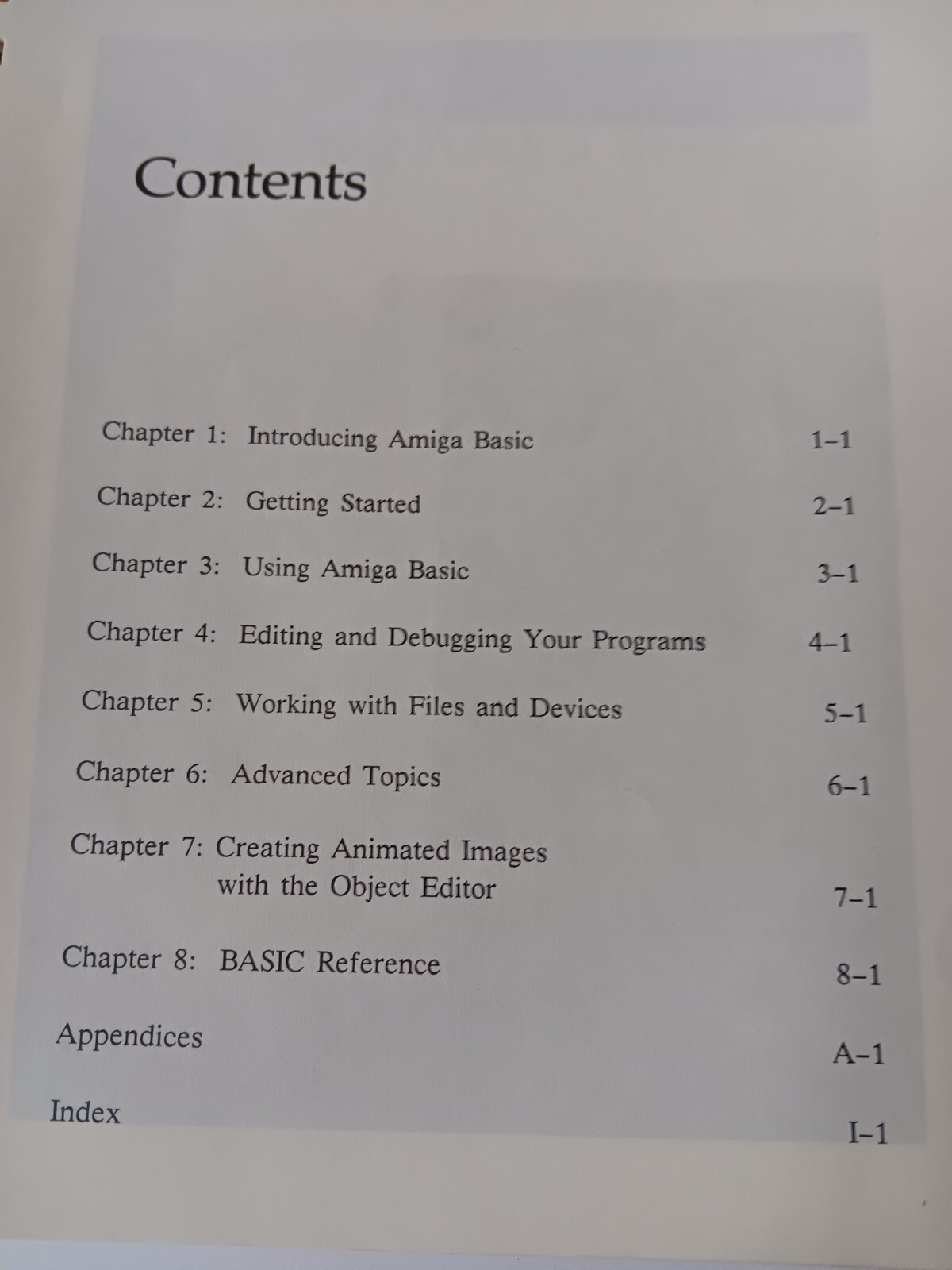 Commodore Amiga Basic Users Reference Guide Book Has Damage