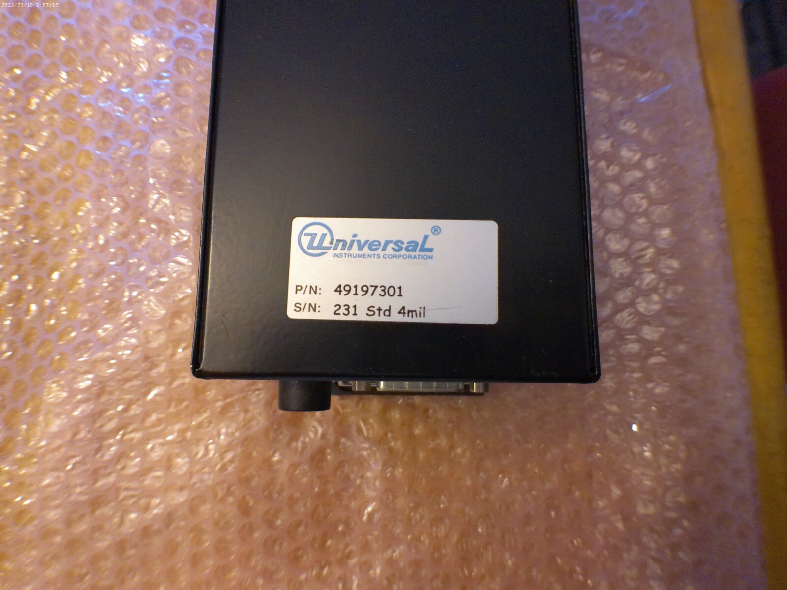 UNIVERSAL INSTRUMENTS 49197301 CAMERA 4MIL
