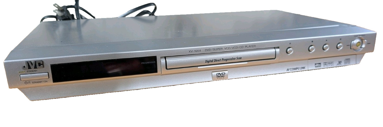 JVC XV-N44SL DVD/Super VCD/VCD/CD Player No Remote Tested & Working