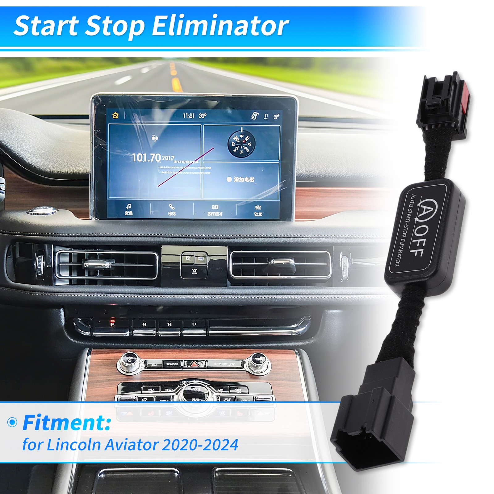 Auto Start Stop Eliminator for Lincoln Aviator 2020-2024 Auto Start Stop Disable