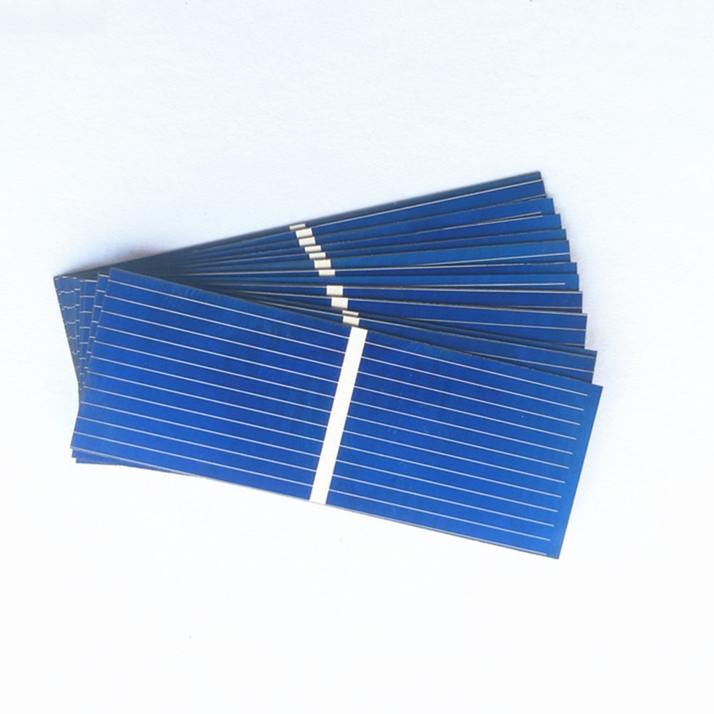 100pcs Polycrystalline 0 5V For Solar Cells for DIY Model and Display Projects