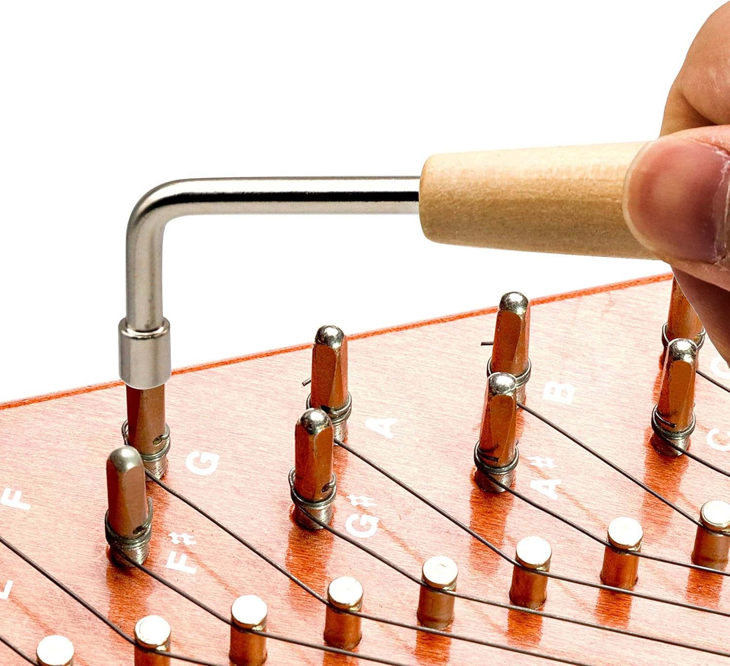 16 PCS Tuning Pin Widely Used for Lyre Harp Zithers Harpsichord and Other Prim..