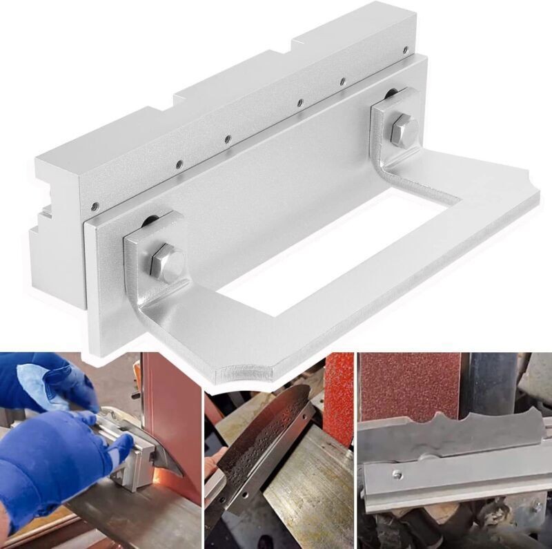 Magnetic Bevel Jig for Knife Making & Blade Grinding, 0-45° Adjustable Tool