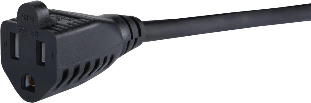 Livewire Essential 14awg AC Extension Cable 25 ft. Black