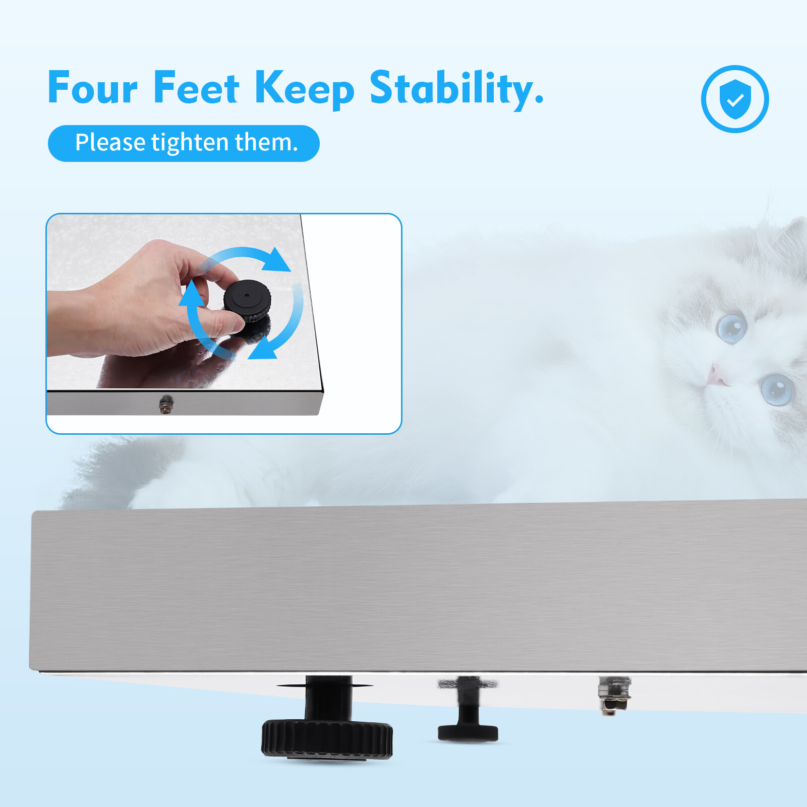 LARGE 440LB Dog Digital Pet Weight Scale for Shipping Veterinary Livestock NEW