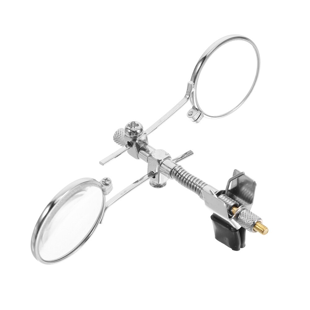 1 Pack Double Lens Magnifying Glass Clip on Eye Loops Magnifier US ?