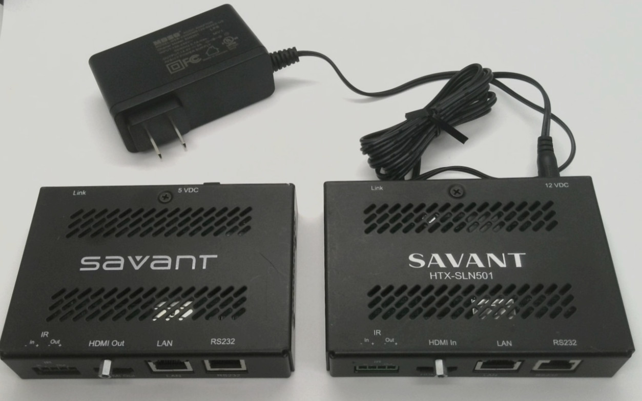 Savant HRX-SLN501 & HTX-SLN501 HDMI HD BaseT Receiver & Transmitter Kit