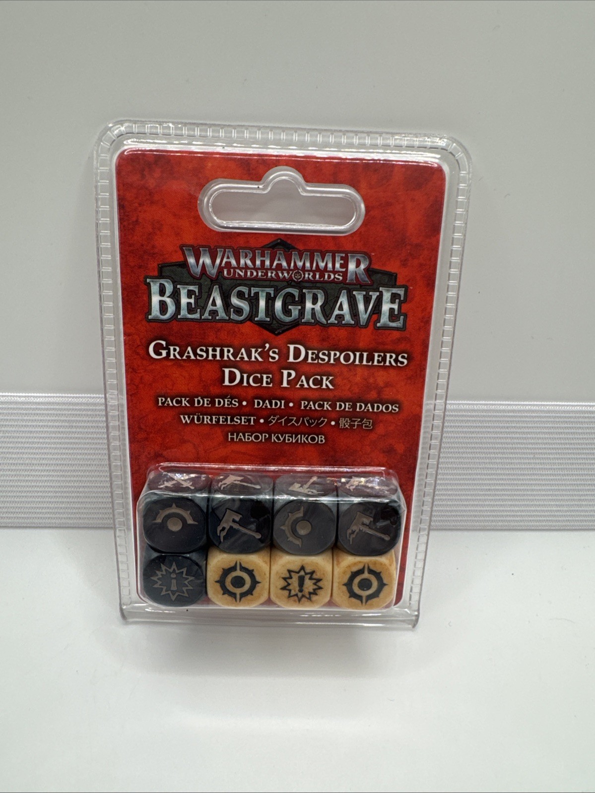 Warhammer Underworlds Beastgrave Grashrak's Despoilers Dice Pack