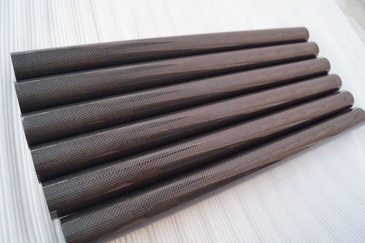 3k Carbon Fiber Tube Tubing OD 17mm x ID 15mm x 500mm (Roll Wrapped) 17*15