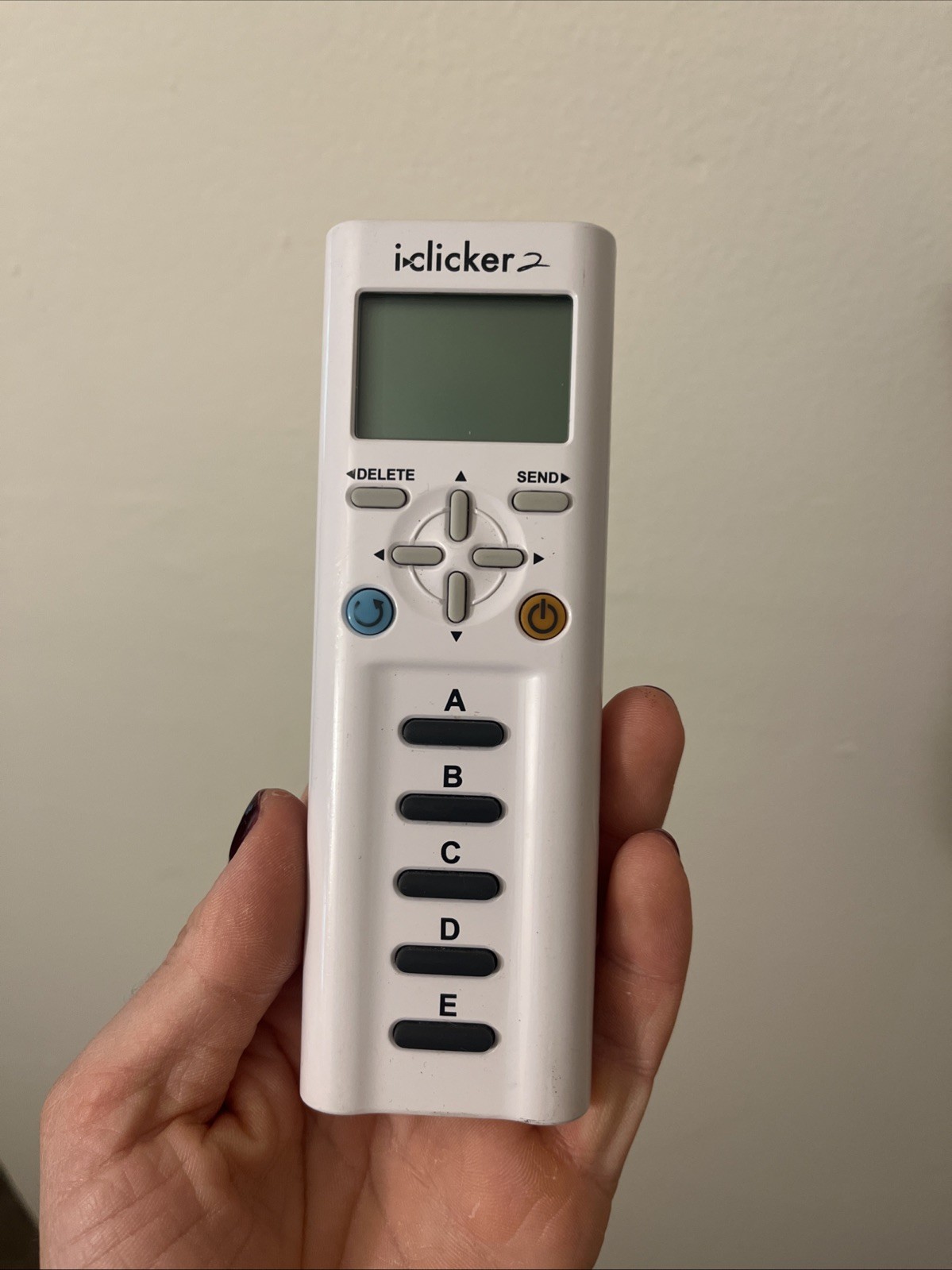 I-Clicker 2 Student Classroom Response Remote Control White With Batteries