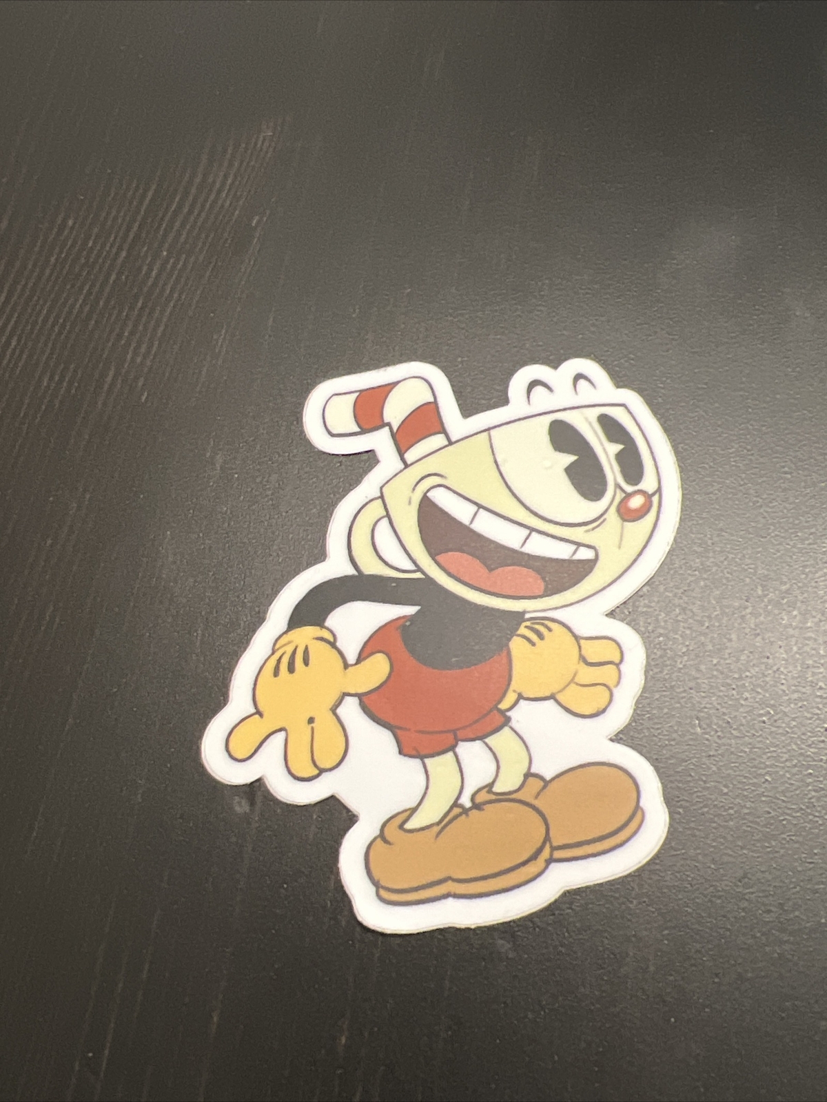Cuphead Mini Button and Sticker Decal Set