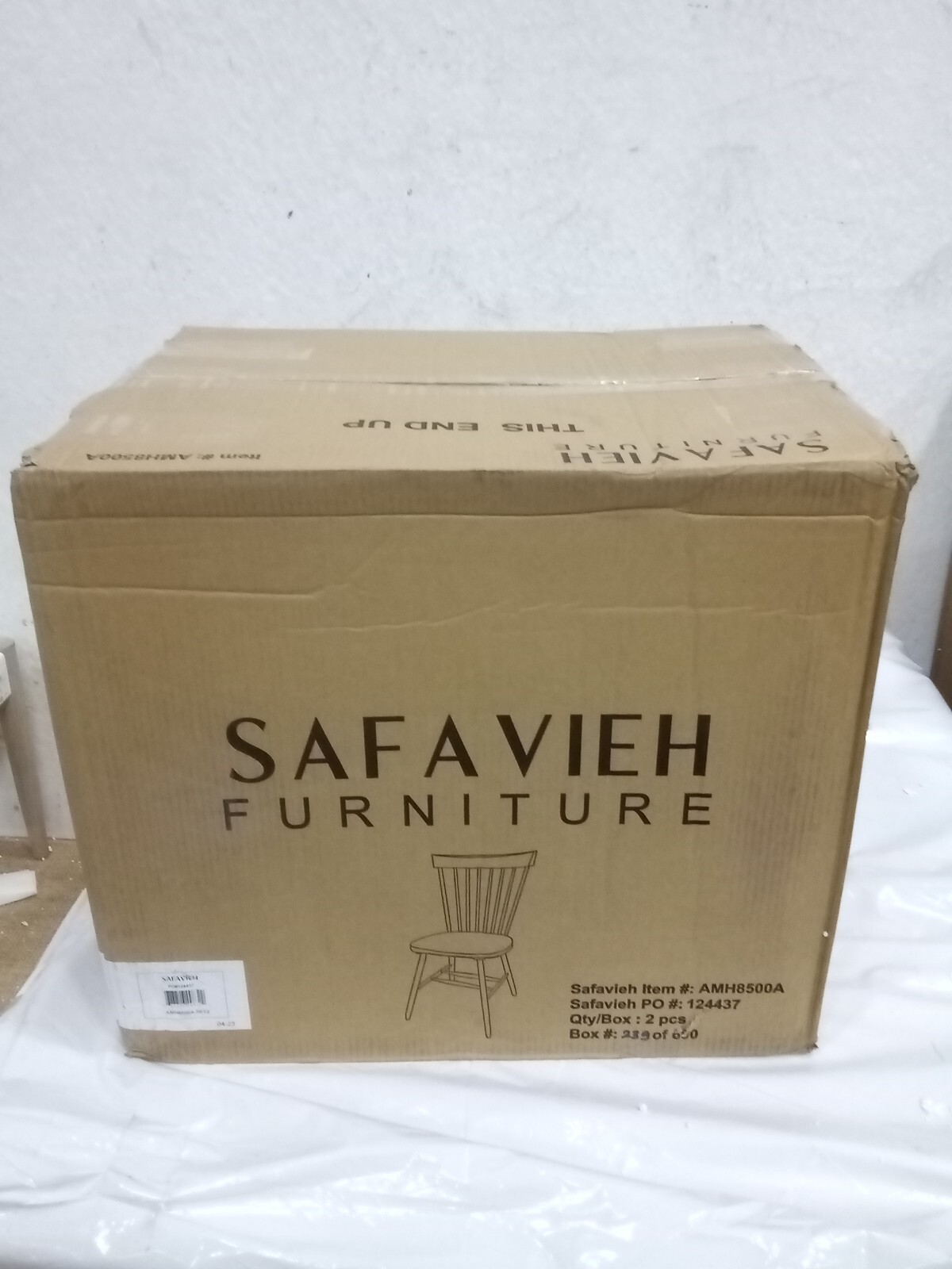 Safavieh PARKER SPINDEL SIDE CHAIR, Reduced Price 2172724487 AMH8500A