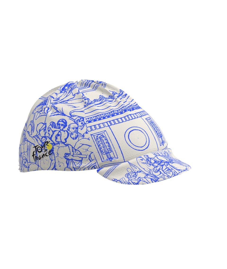 Official 2026 Tour de France Arrivee ARC DE TRIOMPHE Cycling Cap by Santini