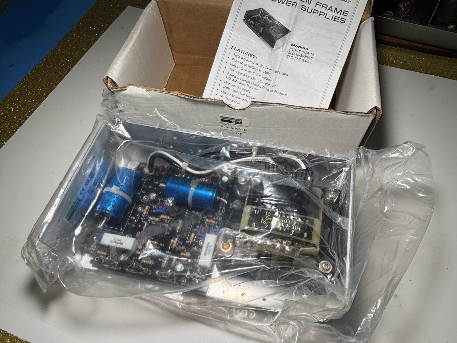 Sola Regulated Power Supply SLD-15-3030-15 *NOS*  New Old Stock AS IS In Org Box