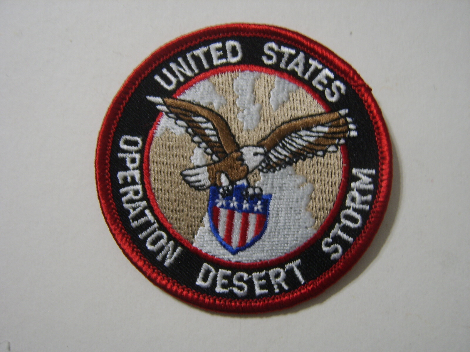 DESERT STORM ROUND STYLE PATCH NOS :KY21-1