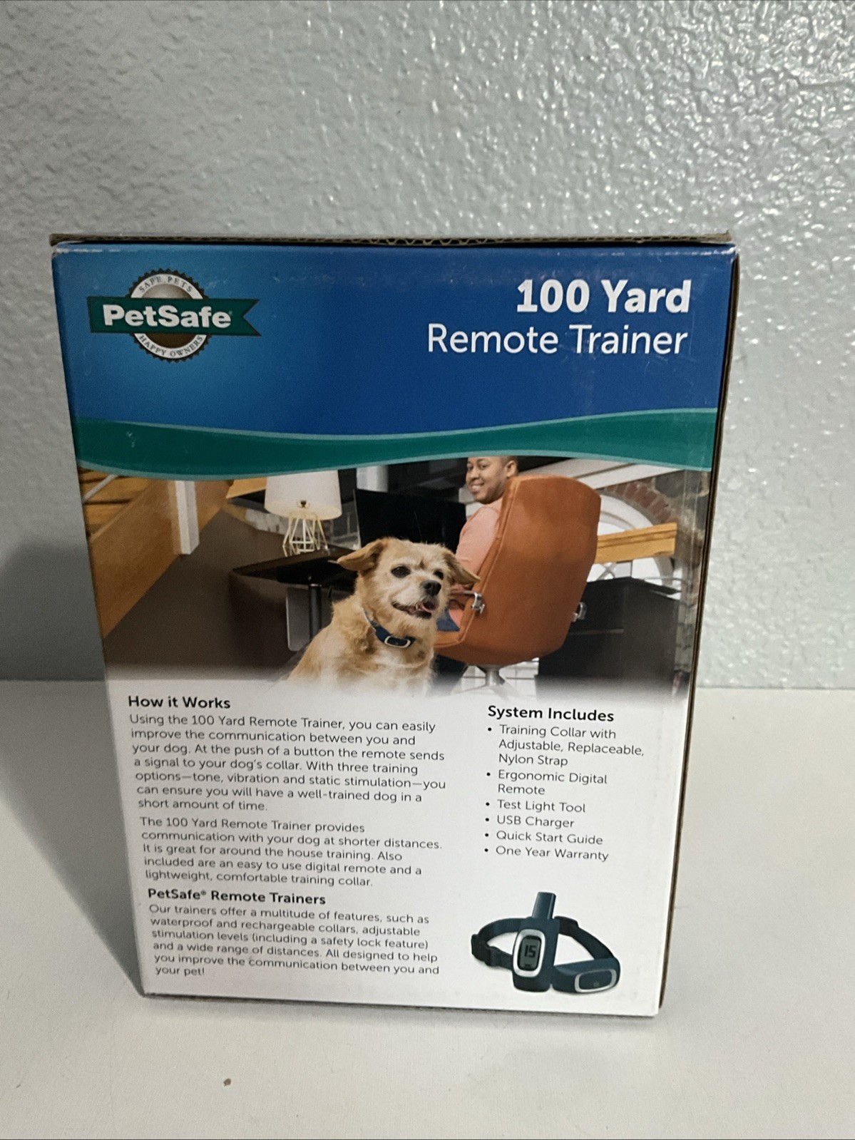 PetSafe Remote Trainer Collar 100 Yards 16126 New Sealed