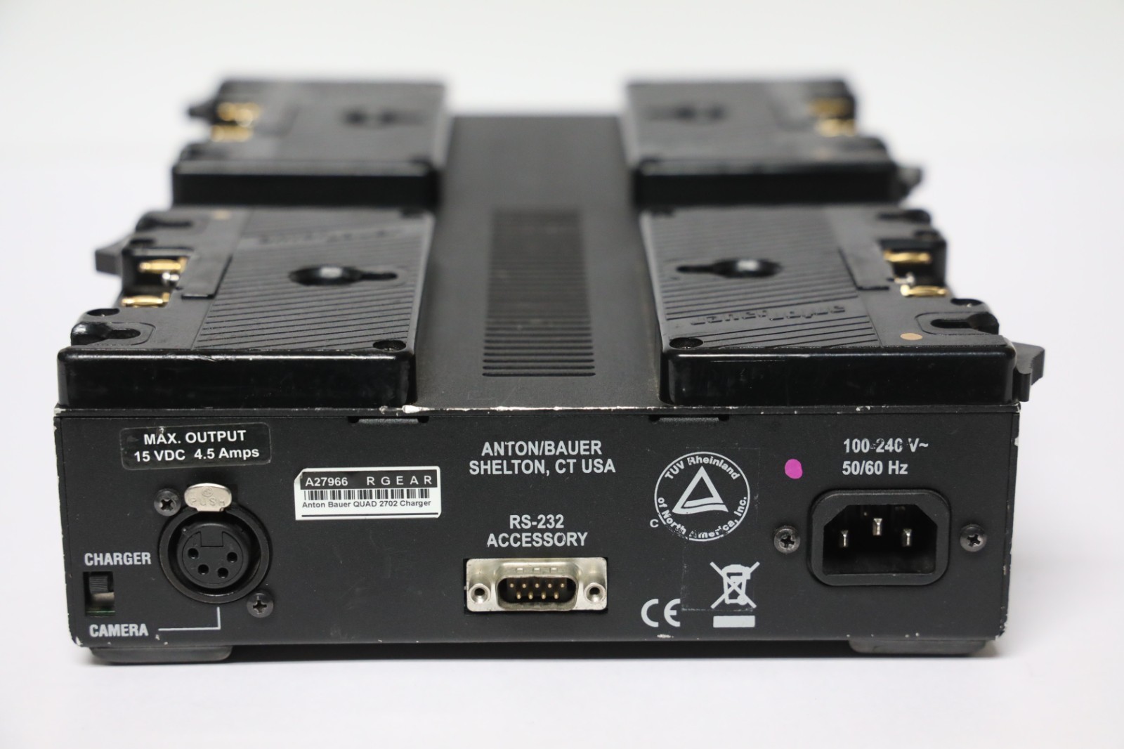 Anton Bauer InterActive 2000 Quad 4-Position Power Charger Power/VER.5.9