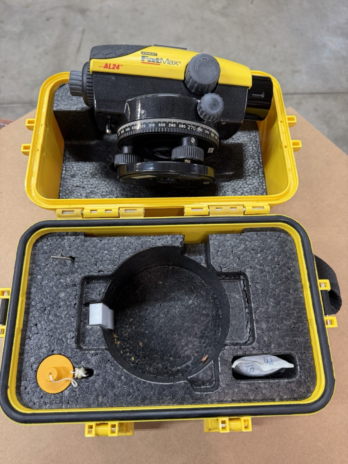 Stanley Fat Max Automatic Level Kit AL24 With Case And Manual