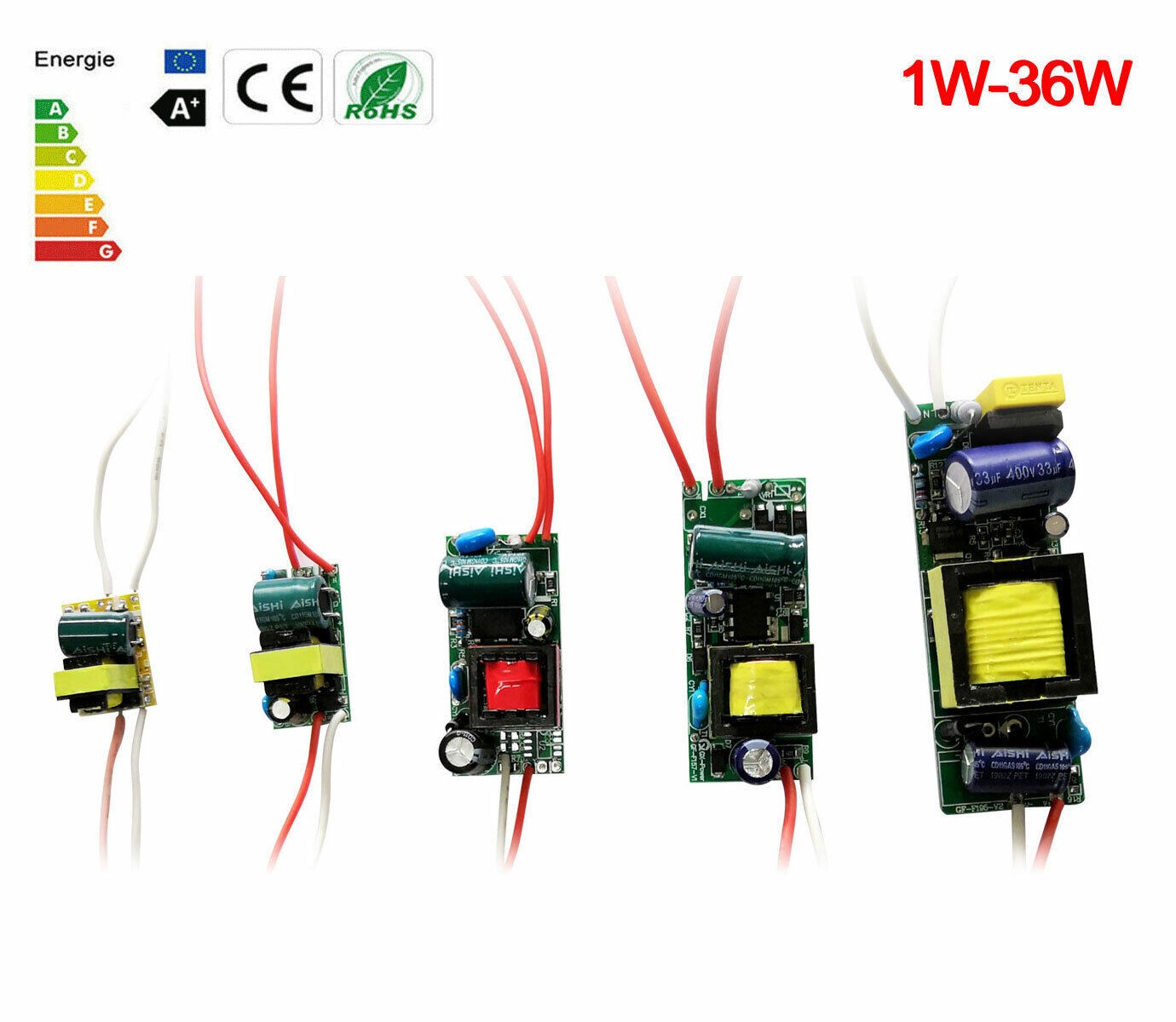 LED Driver 1-3 4-7 8-12 25-36W  Input Power Supply Constant Current Transformer
